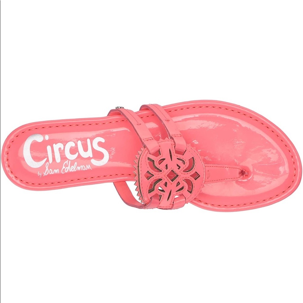 Circus by Sam Edelman Pink Patent Thong Sandal